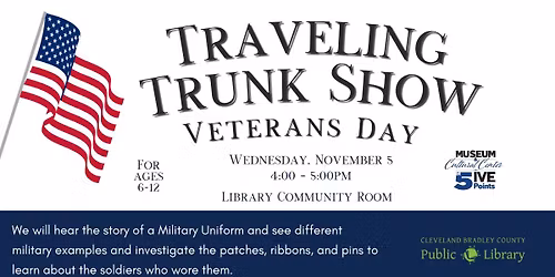 Traveling Trunk Show: Veteran's Day