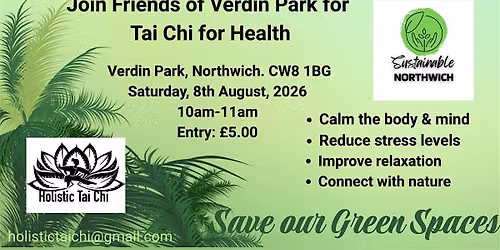 Holistic Tai Chi in Verdin Park