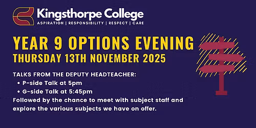 Year 9 Options Evening