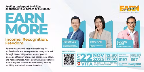 Earn More Income. Recognition. Freedom