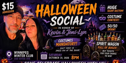 Halloween Social \u2014 In Honor of Kevin & Joni-Lyn \ud83c\udf83