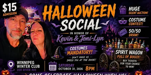 Halloween Social In Honor of Kevin & Joni-Lyn