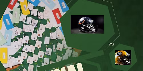 Final Touch Down for the Eagles Angel Giving Tree!  Packers vs. Bears