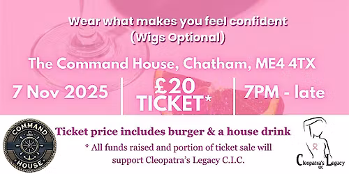 Friday night wig and wine fundraiser