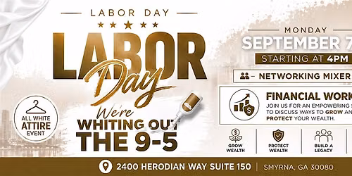 All White Labor Day Networking Event