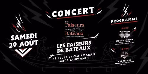 Concert - Mekanic Bird x Northcats - Les Faiseurs De Bateaux