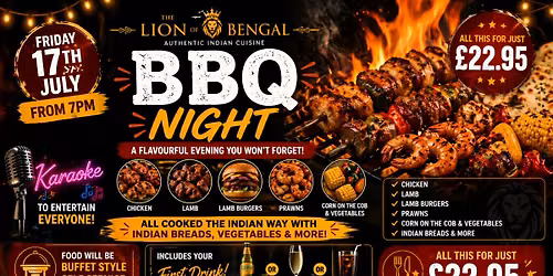 \ud83d\udd25 BBQ NIGHT IS COMING \u2014 FRIDAY 17TH JULY \ud83d\udd25