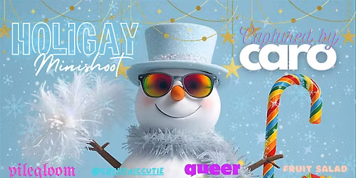 HoliGAY Minishoot - Queer Non Denominational Winter Wonderland Portraits!