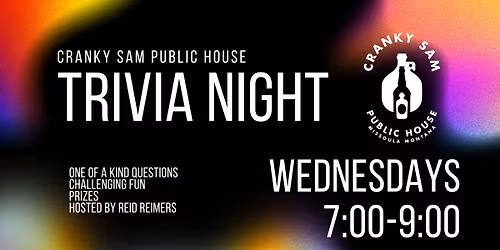 Cranky's Trivia Night