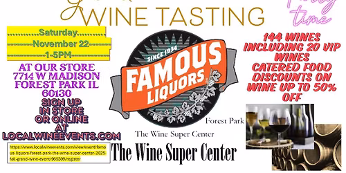 FALL GRAND WINE TASTING
