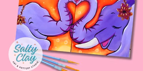 "Trunks of Love", November 28th, Kids Canvas Painting!