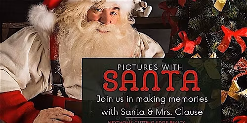 Join us for pictures with Santa and Mrs.Clause.