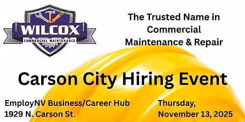 Wilcox Commercial Maintenance Hiring Event
