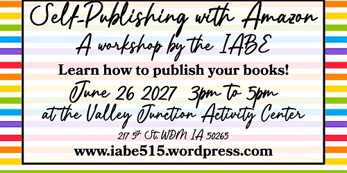 IABE Self-Publishing Workshop