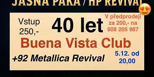 PAROLET slav\u00ed 40 let  v Buena Vista Clubu