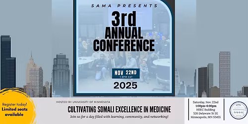 Somali American Medical Association 3rd Annual Conference 2025