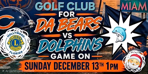 \ud83e\udd81\ud83c\udfc8\ud83c\udf84 *HOLLYWOOD LIONS CLUB - HOLIDAY PARTY + FOOTBALL + SERVICE!* \ud83c\udf84\ud83c\udfc8\ud83e\udd81