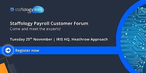 IRIS Staffology Payroll Customer Forum