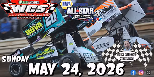 Rick Susong Memorial featuring the All Star Circuit of Champion Sprint Cars