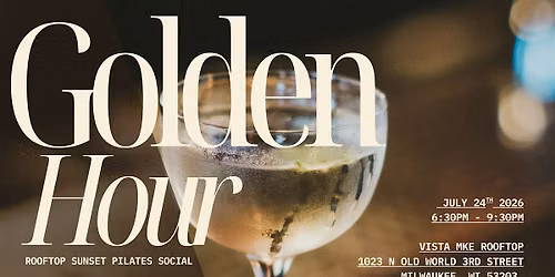Golden Hour | Rooftop Sunset Pilates Social