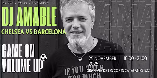 GAME ON, VOLUME UP CON DJ AMABLE