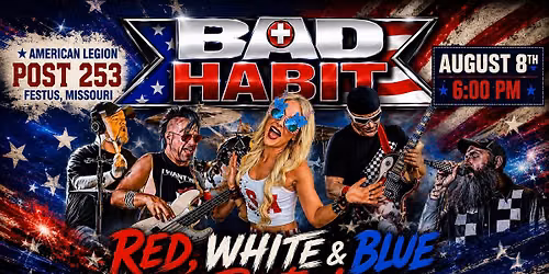 Bad Habit\u2019s Red, White, & Blue party at the American Legion Post 253