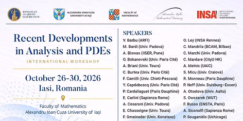 Recent developments in Analysis and PDEs