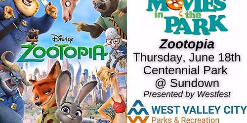 Free Movie in the Park: Zootopia (2016)