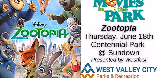 Free Movie in the Park: Zootopia (2016)