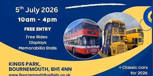 Bournemouth Bus Rally 2026