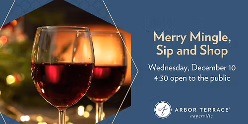 Merry Mingle, Sip and Shop