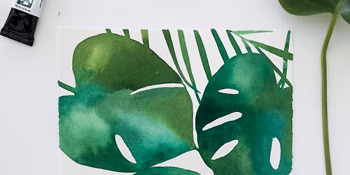 Workshop | Jungle Chic: Painting Tropical Plants in Watercolor