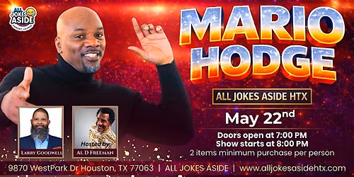 Mario Hodge Live at All Jokes Aside Comedy Lounge