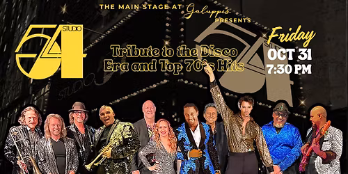 Dance the Night Away with The Original Studio 54 Band at Galuppi's