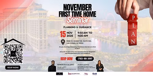 November First Time Home Seminar - Planning & Guidance
