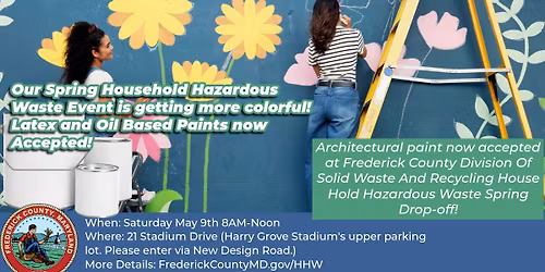 Spring Household Hazardous Waste Drop Off Event
