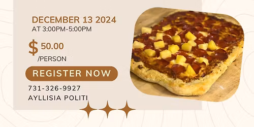 Sourdough pizza workshop