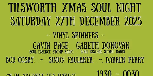 Tilsworth Christmas Soul Night 2025