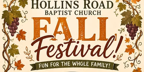 Hollins Road Baptist Church Fall Festival 