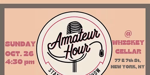 AMATEUR HOUR STAND-UP COMEDY SHOW