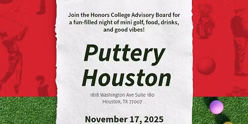 Honors Alumni Mini Golf Night