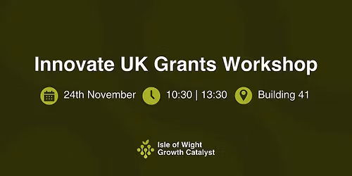 Workshop - Winning Innovate UK Grants