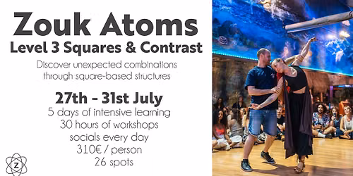 Zouk Atoms Level 3 - Squares & Contrast - July 2027