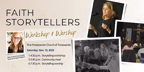 Faith Storytellers Workshop & Worship Night
