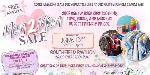Mom 2 Mom Sale