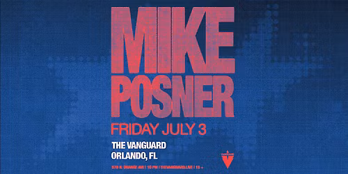Mike Posner At The Vanguard