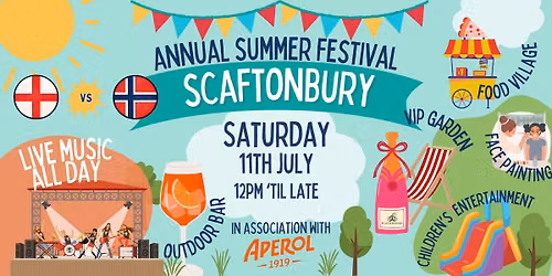 SCAFTONBURY 2026! \ud83c\udf1e\ud83c\udfb8
