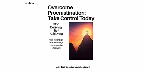 Workshop Wednesday: Overcome Procrastination