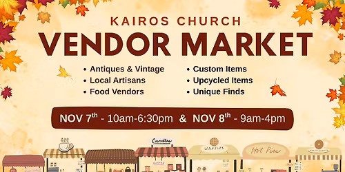 Kairos Church Vendor Market