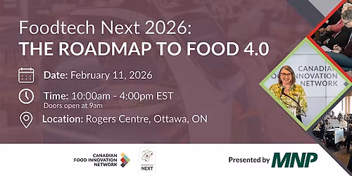 Foodtech Next 2026: The Roadmap to Food 4.0